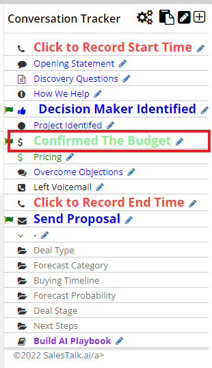 Confirmed The Budget